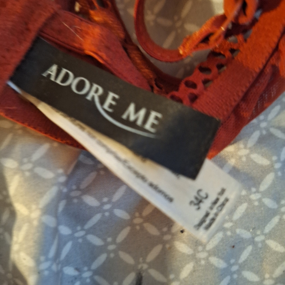 Adore Me Tatum Unlined Bra and Underwear Size 34C & Medium - Picture 4 of 4